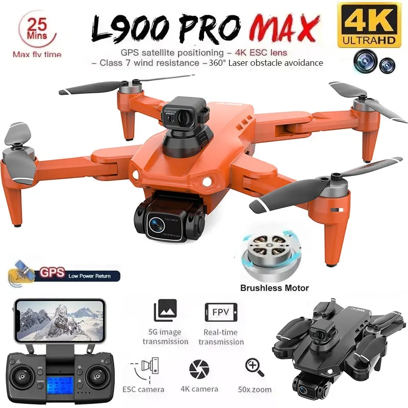 L900 Pro MAX GPS-Drohne 4K Pro – Drone Battery Case Bewertung und Preis