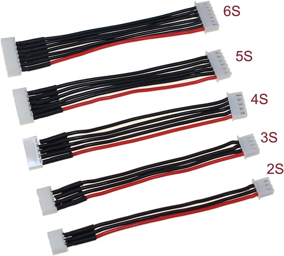 50PCS JST-XH 2S 3S 4S 5S 6S Ba – Drone Battery 3S Bewertung und Preis